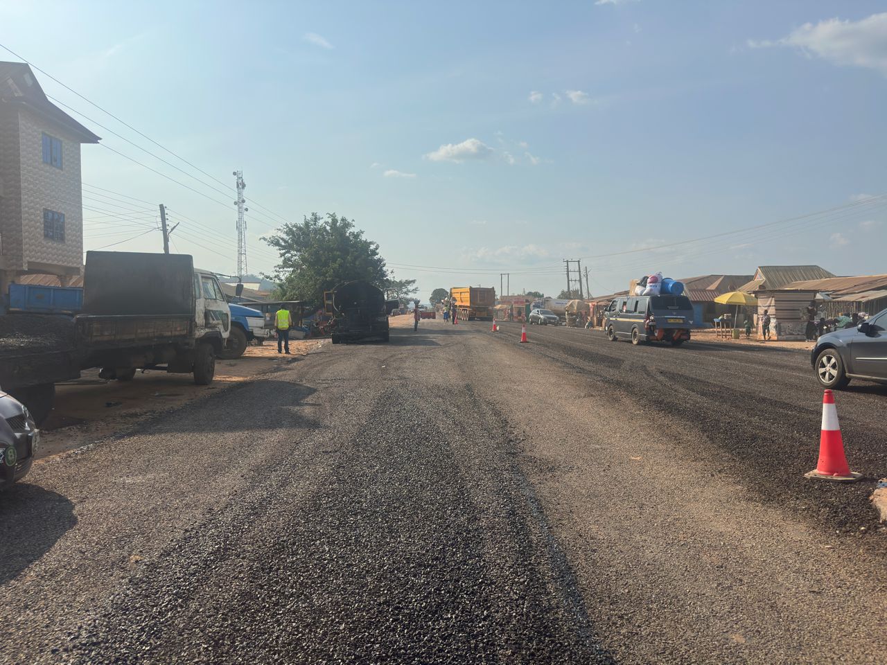 Kumasi–Mampong–Ejura Roadline Marking